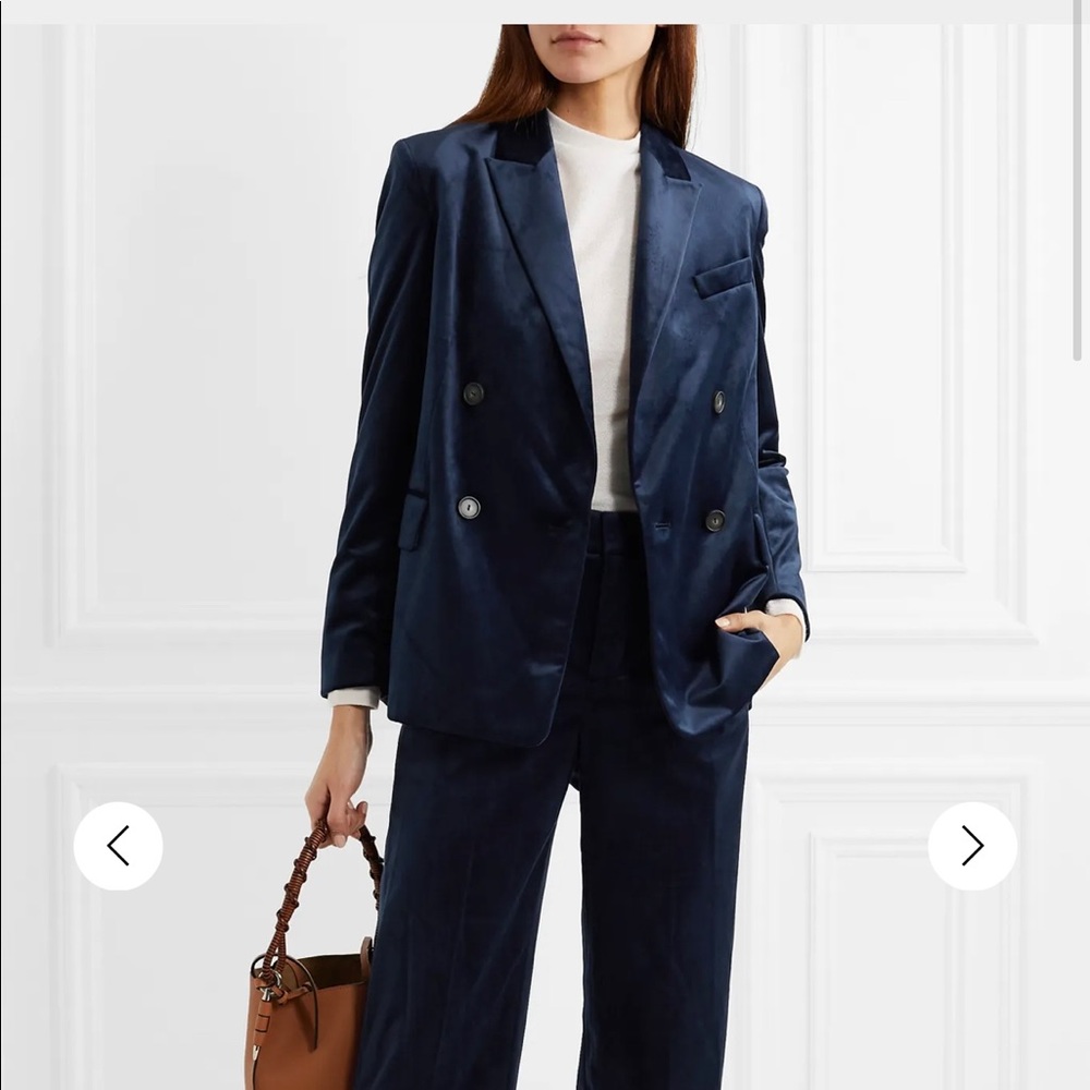 Vince - NWT - Double-breasted velvet blazer